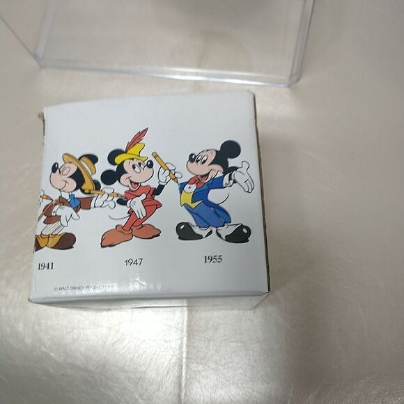 Disney 1986 Mickey Mouse 1928 to 1955 Coffee Mug Applause Japan Apx 3 x 3.25. - Picture 9 of 11